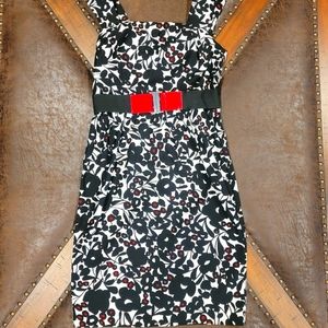 London Times Black and White Dress Sz4